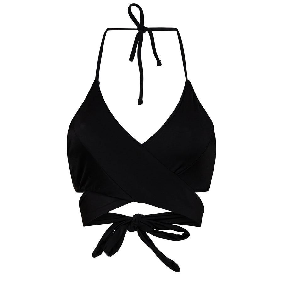 Sienna Bikini Top in Black